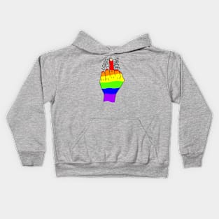 Lgbtq pride human Kids Hoodie